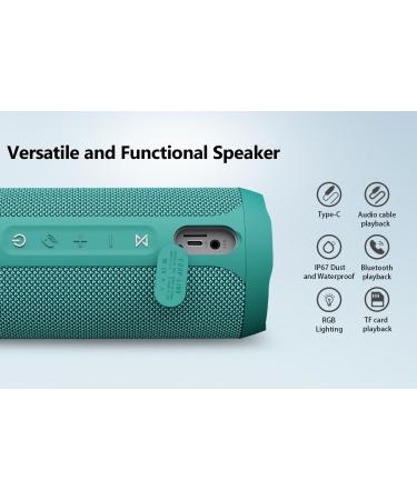 EDUPLINK Bluetooth Speakers - Waterproof Portable Speaker Wireless