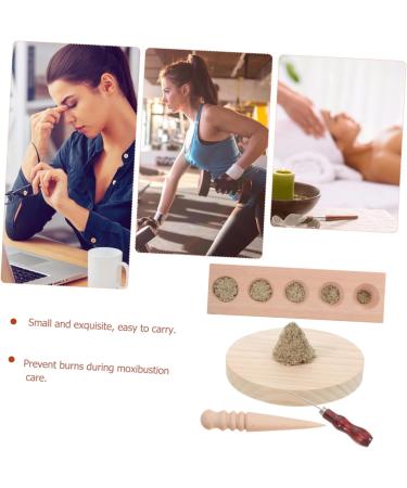 Fomiyes 1 Set WOOTE MOLD Massage Devices - Moxa-Form Warmwood Tools for DIY Moxibustion - Premium Household Molding Stock - Buy Online on GoSupps.com