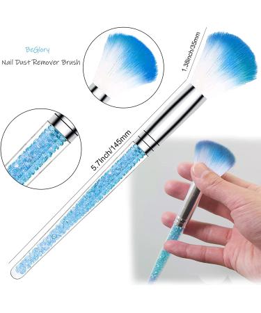 BeGlory 21PCS Acrylic Nail Brush Set - UV Gel & Acrylic Application Brushes for Nail Art - Blue Nail Salon Tools - Buy Online on GoSupps.com