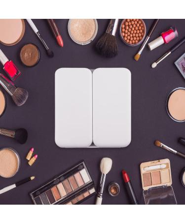 World Backyard Mini Trifold Lighted Makeup Mirror - USB Rechargeable Compact Vanity Mirror with Touch Screen Dimming for Cosmetic - White - Buy Online on GoSupps.com