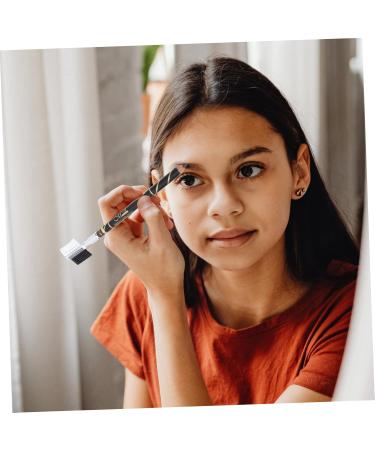 TOVINANNA 20 Pcs Two-in-one Eyebrow Pencil Eyebrow Pencils with Pencil Sharpener Eyebrow Powder Wooden Miss - Buy Online on GoSupps.com