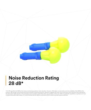 3M E-A-R Push-Ins Earplugs 318-1002 | Uncorded | 2000 Pair/Case | Poly Bag - Buy Online on GoSupps.com