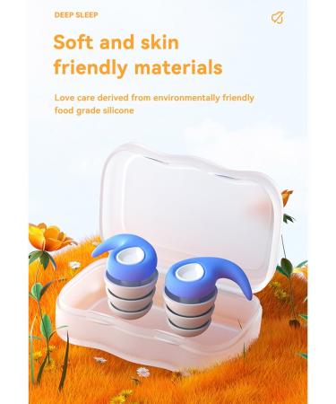 WDNIGLP Ear Plugs Soft Silicone Noise reducing Reusable Earplugs for Sleeping Work Studying Travel Shooting and More 1 Pair - Buy Online on GoSupps.com