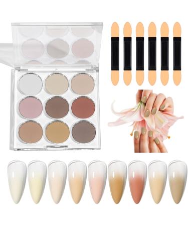 Poudre Scintillante Pour Ongles - Finition Effet Miroir Magique Brillant | 9 Couleurs D coration Arc-en-D grad Brillante DIY pour P ques Halloween No l CF03 - Buy Online on GoSupps.com