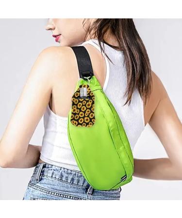 Dreaweet 2 Pack Travel Hand Sanitizer Keychains - Colorful Dog Paws Design | Mini Bottle Holder with Metal Ring for Women & Girls - Buy Online on GoSupps.com