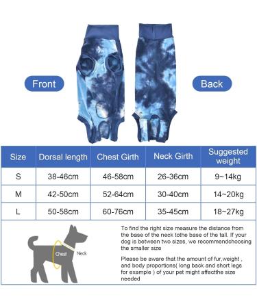 Dog Surgical Recovery Suit Pets Abdominal Wound Protector Puppy Medical Surgical Clothes Prevent Licking Dog After Surgery Vest Bodysuit Castration Medical Pet Shirt Cone E-Collar Alternative (M) - Buy Online on GoSupps.com