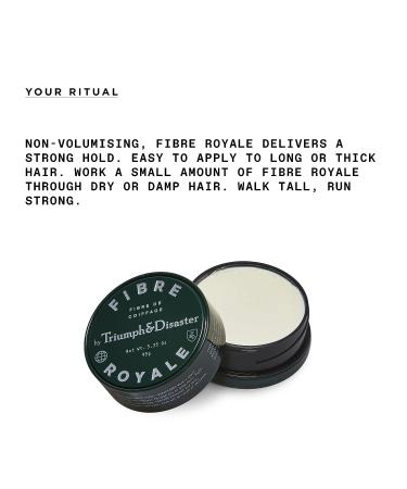 TRIUMPH & DISASTER Fibre Royale Hair Styling Wax 3.35 oz - Strong Hold Pomade for Thick Hair - Natural Finish for Men & Women - Buy Online on GoSupps.com