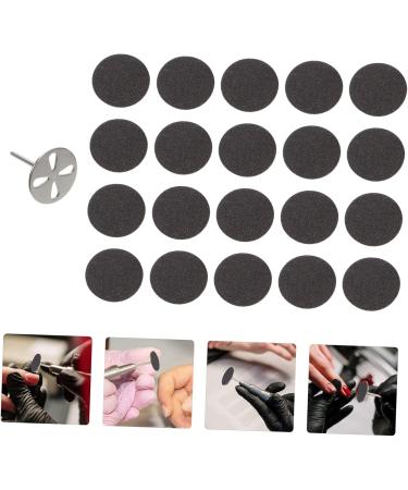 FOMIYES 4 Sets Nail Polishing Sheets Sandpaper Disc Pad Pedicure Disc Foot Sanding Pad Sanding Disc Nail Drill Bits Manicure Disc Bit Nail Forms Nail Bit Wafer Nail Flakes Stainless Steel - Buy Online on GoSupps.com