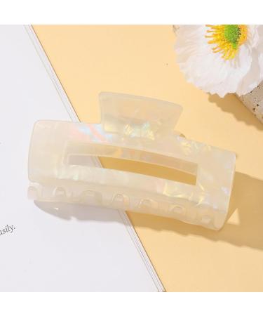 Women's Large Rectangular Hair Clips for Thick Hair Celluloid Elegant Hair Clips Hair Clips for Women Color B2 - Buy Online on GoSupps.com