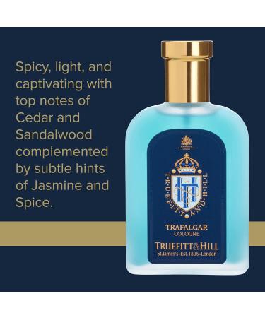 Truefitt Hill Trafalgar Cologne - Spicy Light & Captivating 3.38 oz - Buy Online on GoSupps.com