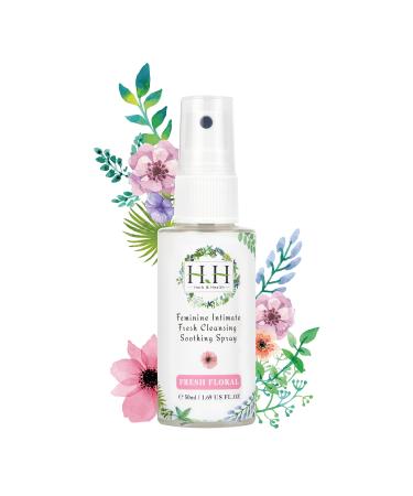 Feminine Vaginial Deodorant Spray - Women Vaginal Health Natural Essential Oil HH Herb&Health-Fresh Floral