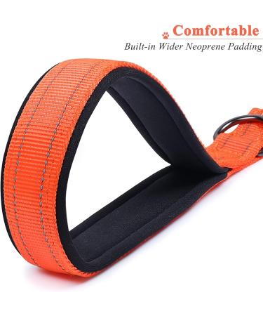 Vivaglory Short Dog Leash for Medium & Large Dogs - 61cm Traffic Leash | Orange Training Line - Buy Online on GoSupps.com