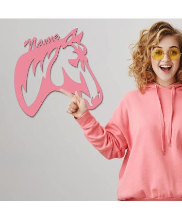 Schlummerlicht24 LED 3D Wood Design Horse Lamp - Perfect Gift for Women Girls & Kids | Personalizable | Ideal for Children's Room - Buy Online on GoSupps.com