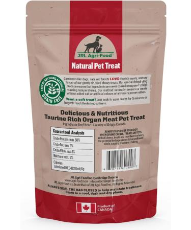 Beef Heart Dog Treat Chew - Cats & Dogs LOVE 100% Natural Beef Heart Treats High Value Reward Single Ingredient 340g (12 oz.) - Buy Online on GoSupps.com