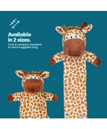 LIVIVO Large Hot Water Bottle with Animal Style Microfiber Fleece Cover - 1L Giraffe Design for Quick Heat and Comfort - Removable & Washable - Pain Relief Solution - Buy Online on GoSupps.com