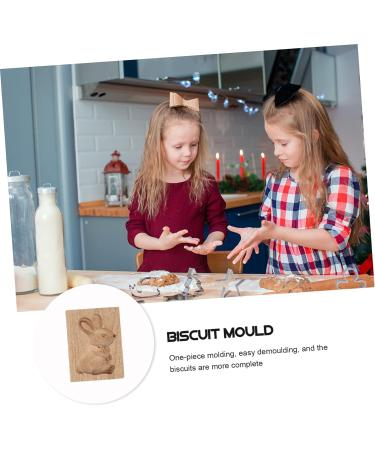 OUNONA 2 Pcs Biscuit Mold Biscuit Moulds Wooden Fondant Wooden Muffin Cups Embossed Cookie Kitchen Cookie Mold Christmas Baking Crackers Wood Chocolate Chinese Decor Log Fudge Small Tools 16X12X2CMx2pcs As Shownx2pcs - Buy Online on GoSupps.com