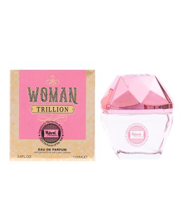 Hybrid & Company Women Trillion Pink Eau De Parfum Vaporisateur Natural Spray 3.4 Fl Oz Trillion Pink 3.4 Fl Oz (Pack of 1)