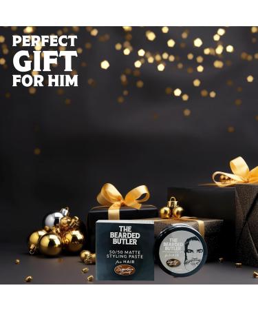50/50 Matte Styling Paste | Ultra Strong Hold Hair Pomade for Men | Water-Based Non-Greasy Formula (2oz) - International Shipping Available - Buy Online on GoSupps.com