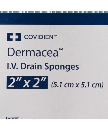 Buy Covidien 441408 Dermacea I.V. Drain Sponges - 2x2 Size (Pack of 70) | International Shipping Available - Buy Online on GoSupps.com