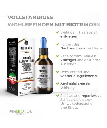 Biotrikos Hair Growth Serum - Accelerate Hair Restoration & Reduce Hair Loss for Women & Men | Anti-Hair Failure & Nourishing Hair Vitamins - Buy Online on GoSupps.com
