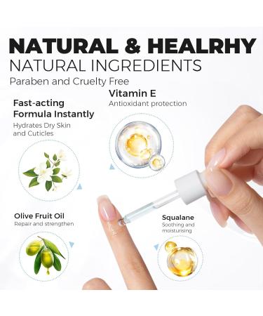  TOMICCA TOMICCA Nail Cuticle Oil 15 ml nail and cuticle care oil repairing and protective oil with organic oils and - Buy Online on GoSupps.com