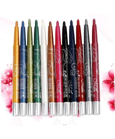 FRCOLOR 12Pcs Eye Liner Liquid Liner Eyeliner Pencil Suit Eyeshadow Pen Women Cosmetic Pen Eye Shadow Makeup Set Pencil Highlight - Buy Online on GoSupps.com