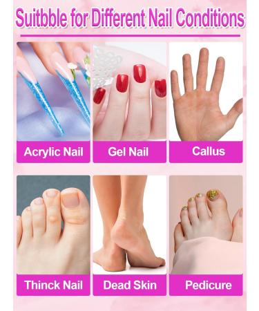 Kalolary Electric Nail Files 20000RPM Professional Nail Drill for Acrylic Nails Gel Portable USB Electric Nail Drill with 13 Drill Bits 30 Sanding Bands Manicure Pedicure Kit for Home Nail Salon - Buy Online on GoSupps.com