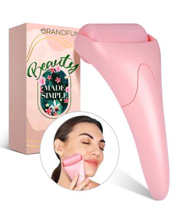 Christmas Stocking Stuffers Women Gifts: Ice Roller for Face Eye Body Unique Present Ideas Gadget for Wife Mom Her Girl Who Have Everything Skincare Face Roller Facial Massager Beauty Skin Care Tools Pink