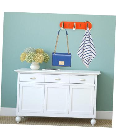 Alipis Coat Drying Hangers Keychain Pegs Plastic Belt Wardrobe Wall for Silk Bath Purse Rack Back Rail 19X3CM Orange - Buy Online on GoSupps.com