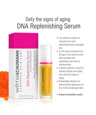 DNA Replenishing Serum - Nourishing Hydrating Facial Serum for All Skin Types Reduces Fine Lines & Wrinkles 1OZ/30ML - Luxury Skin Care - Buy Online on GoSupps.com