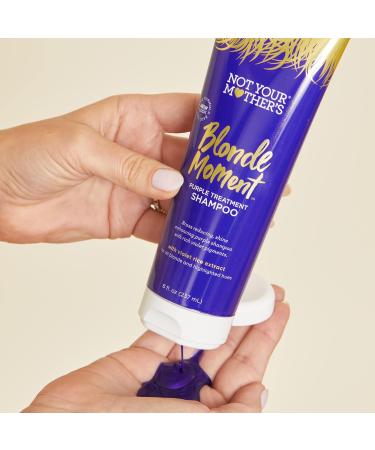 Not Your Mother's Blonde Moment Shampoo & Conditioner Set - 8 fl oz - Purple Formula for Blondes - Reduces Brass, Enhances Shine & Moisturizes Hair - 2-Pack - Buy Online on GoSupps.com