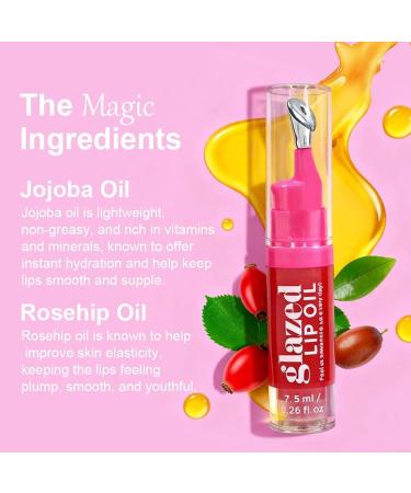  G n rique Tinted Lip Oil | 7.5ml Long-Lasting Lipstick | Nourishing Tinted Lip Gloss for Travel Home Outdoors School Stocking Stuff Girlfriend Wife Friend Sister - Buy Online on GoSupps.com