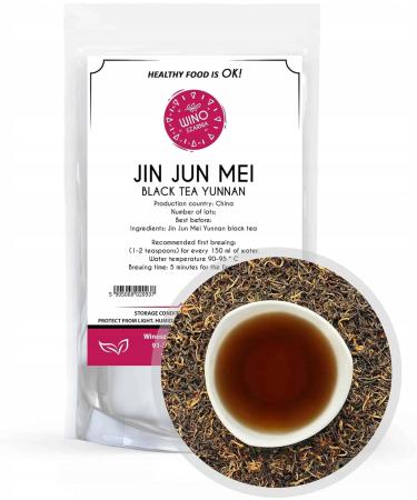  Winoszarnia Winoszarnia Yunnan Jin Jun Mei Black Tea (Zlote Brwi) 50g | Rare Highland Tea | Premium Loose Leaf Tea Made from Noble Buds | Fruity and Sweet Aroma - Buy Online on GoSupps.com