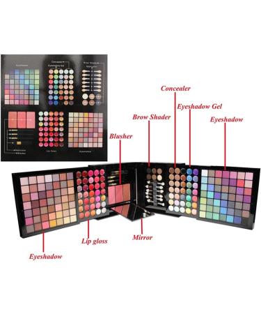 FantasyDay All-in-one Makeup Set Gift | Full Makeup Kit for Women | 177 Colors | Eyeshadow Palette, Lipstick, Blush, Concealer, Face Powder, Eyeliner, Mascara & Brush | Essential Starter Bundle - Buy Online on GoSupps.com