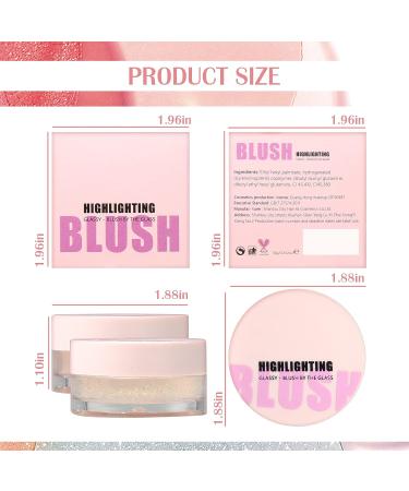 U-Shinein 2 Pcs Color Changing Blush & Lip Balm Cream Set - Waterpoof 2-in-1 Blusher Gel for Cheeks & Lips, Moisturizing and Long-Lasting - Color 01 - Buy Online on GoSupps.com