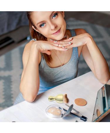 Angled Flat Makeup Brush | High Density Kabuki Foundation & Self Tanner Applicator for Face & Body | Soft Bristles for Sunscreen & Liquid Buffing - Ideal for Women & Men - Buy Online on GoSupps.com