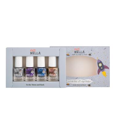 Buy Miss Nella Magic Safari Glitter Nail Polish Set for Kids | Non-Toxic Peel-Off Formula | International Shipping - Buy Online on GoSupps.com