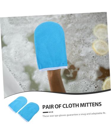 1paire De Paraffine Chauffants Pour Spa Mitaines De Cire Hydratantes Pour Soins Des Mains Accessoires De Beaut Professionnels Avec Bord Bleu - Buy Online on GoSupps.com