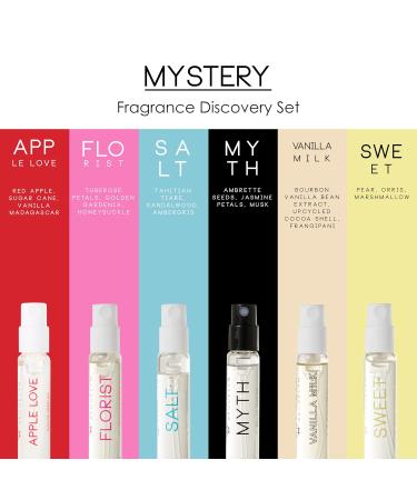 Ellis Brooklyn MYSTERY Fragrance Discovery Set - Eau De Parfum for Women Sample Perfume Set Perfumes for Women Clean Perfume Long Lasting Perfume MYSTERY 0.06 Fl Oz (Pack of 6) - Buy Online on GoSupps.com
