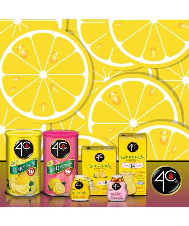 4C Sugar Free Lemonade Liquid Water Enhancer  12 Pack  Premium Natural Flavors  0 Calorie Lemonade 12 Count (Pack of 1) - Buy Online on GoSupps.com