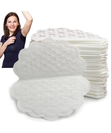Armpit Pads Antiperspirant Absorbent Odor Blocker Pads Armpit Dress Shields Women Men Anti Sweat Pads (80 Pack) Blue