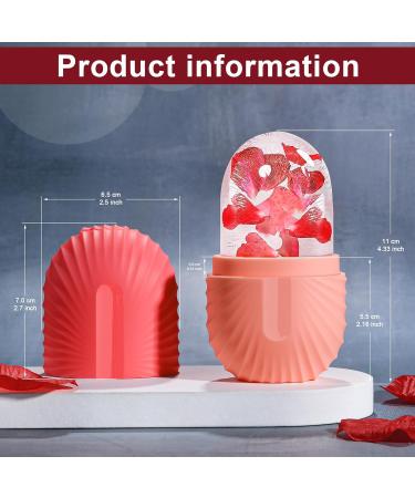 RoseFlower Silicone Ice Roller Set for Face and Eye - Skin Care Tool for Facial Massage and Refreshing Treatment - Buy Online on GoSupps.com
