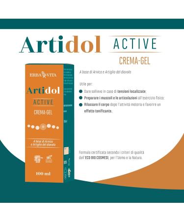Erba Vita Integrator Alimentare Artidol Gel Tube - 100 ml - Buy Online on GoSupps.com
