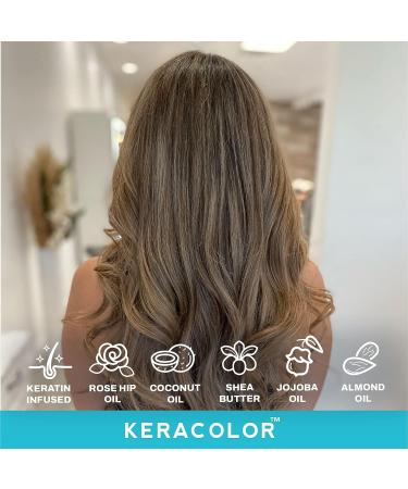 Keracolor Clenditioner Hair Dye - Mocha Latte - 12 Fl Oz - Semi-Permanent Color Depositing Conditioner - Cruelty-Free - 20 Colors Available - Buy Online on GoSupps.com