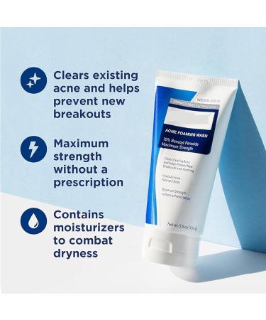 Acne Foaming Wash Nettoyant pour le Visage Doux pour le Nettoyage des Pores Profonds Lotion Nettoyante Visage Et Corps Nettoyant Pour Le Visage Doux Pour Le Nettoyage Des Pores - Buy Online on GoSupps.com