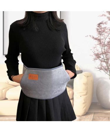 3 in 1 Rubber Hot Water Bottle - Soft Fleece Cover for Neck Shoulder Back and Leg Relief | Gray Heat Bottle for Comfort - Buy Online on GoSupps.com