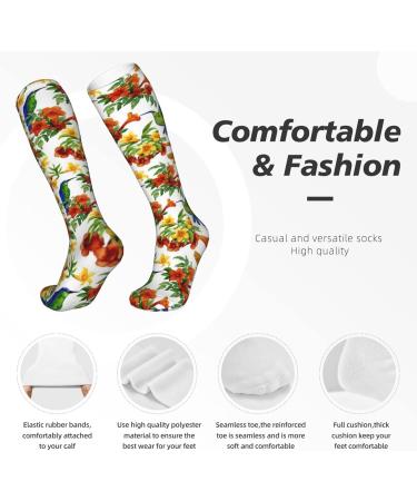 Shop Hummingbirds Compression Socks for Women & Men - 15-20 mmHg Support for Running & Cycling - Boost Circulation & Performance - Buy Online on GoSupps.com