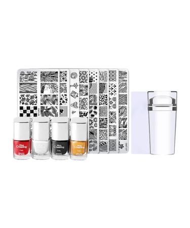 Shop Hislaves 1 Nail Plate DIY - Premium Steel Nail Stamping Set for Flawless Designs | International Shipping Available - Buy Online on GoSupps.com