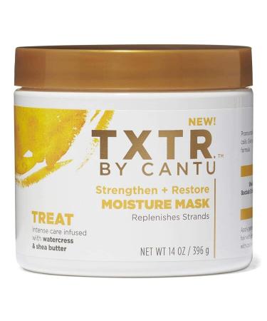 Cantu Txtr Strengthen + Restore Moisture Mask - 14oz | Nourishing Hair Treatment - Buy Online on GoSupps.com