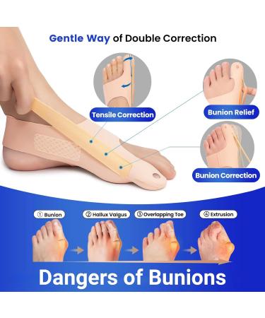 Dnshan Big Bale Toe Corrections | Adjustable Ultra-Thin Protectors for Pain Relief | Soft Tension Socks for Men & Women - Shop Now! - Buy Online on GoSupps.com